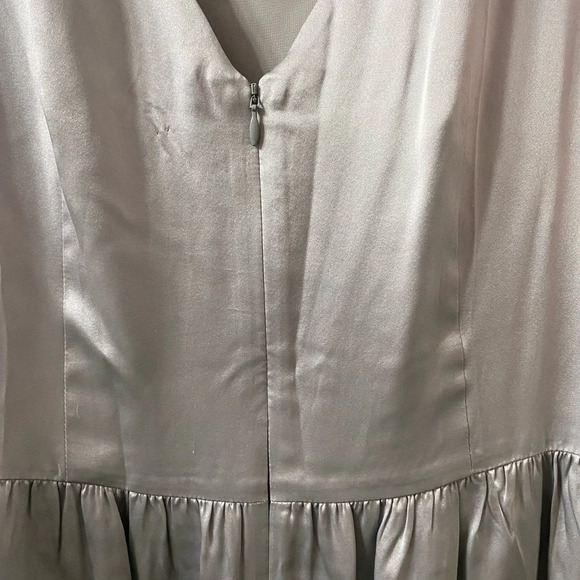 NWOT AT 100% Silk High Neck Dress - Picture 5 of 6